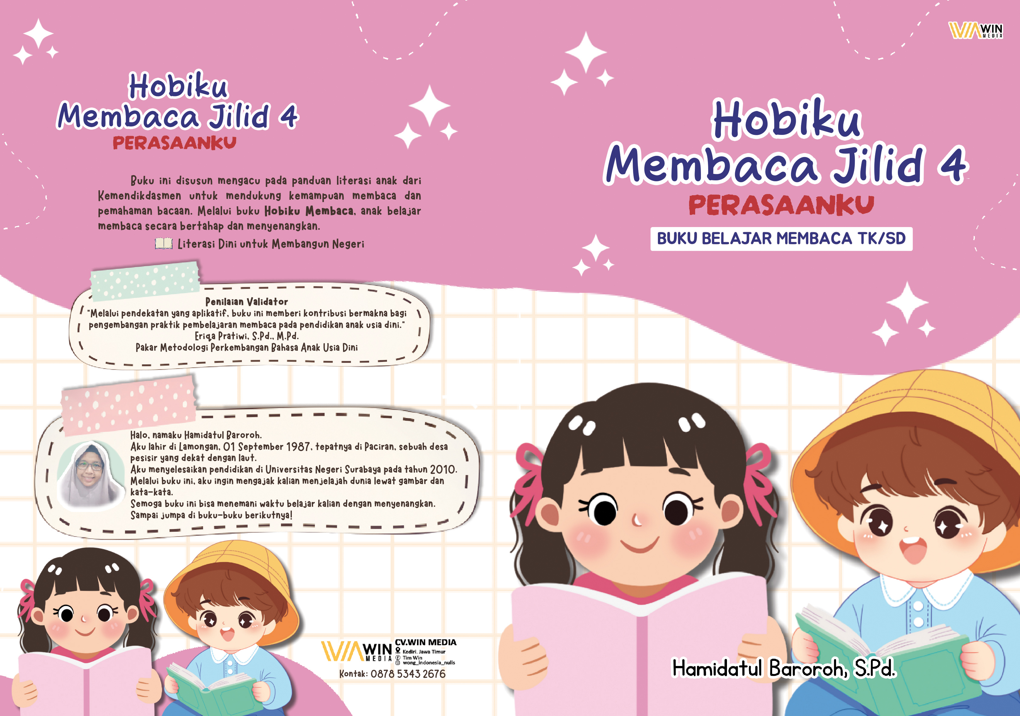 Hobiku Membaca Jilid 4; Perasaanku,Buku Belajar Membaca TK/SD